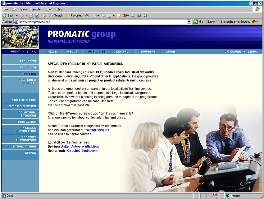  Promatic website 